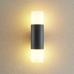 Lindby Tabyn buitenwandlamp, 2-lamps