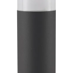 Lindby Tabyn sokkellamp, rond, donkergrijs