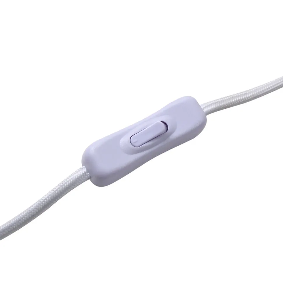 Lindby tafellamp Aelith, Ø 30 cm, wit, keramiek, E27