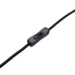 Lindby tafellamp Aelith, Ø 40 cm, bruin, keramiek, E27