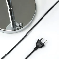 Lindby tafellamp Benjiro, wit, textiel, leeslamp, 52cm