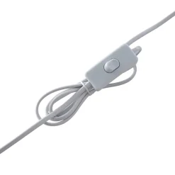 Lindby tafellamp Herry, wit, keramiek, hond, 46,5 cm hoog