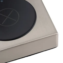 Lindby tafellamp Junis, nikkel, oplaadfunctie