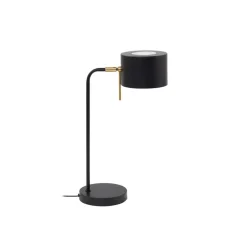 Lindby tafellamp Kaida, zwart, metaal