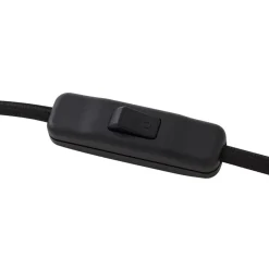 Lindby tafellamp Lelia, rookgrijs, glas, metaal, Ø 35 cm