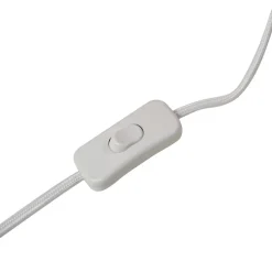 Lindby tafellamp Magali, roze, papier, Ø 34 cm, E14