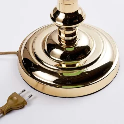 Lindby tafellamp Milenka, messing, hoogte 39cm, metaal