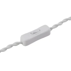 Lindby tafellamp Nielson, beige, kap hoogte 8,5 cm, gips