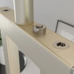 Lindby tafellamp Sigurd, wit, stof, hoogte 54cm, E27