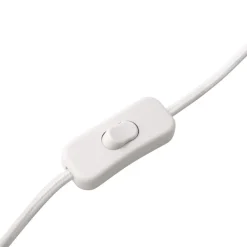 Lindby tafellamp Thalassia, wit, Ø 26 cm, keramiek