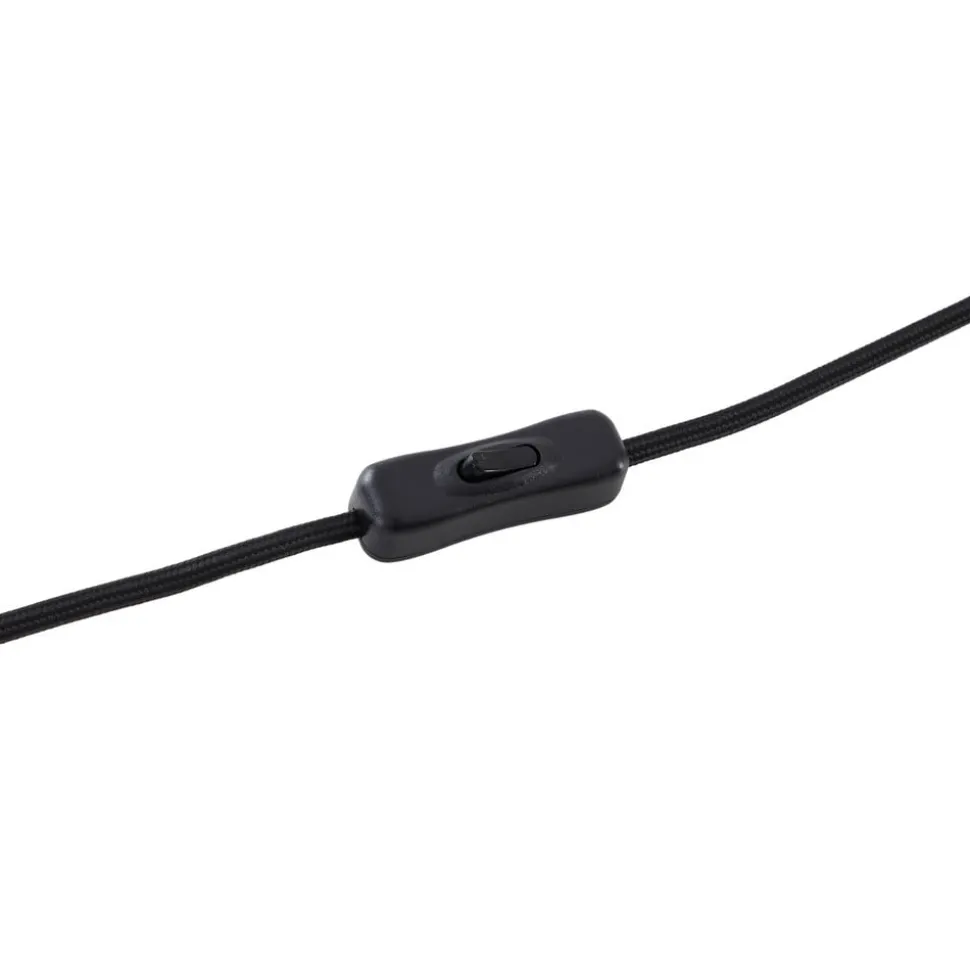 Lindby tafellamp Zyralia, houtkleurig, rotan, Ø 30 cm