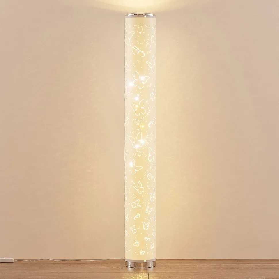 Lindby Tarlin LED vloerlamp, vlinder