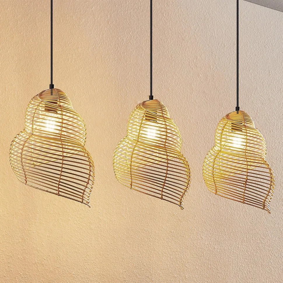 Lindby Taspira hanglamp van vlechtwerk