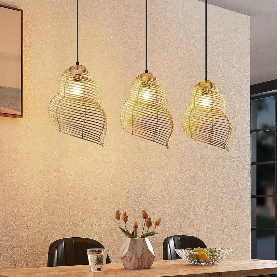 Lindby Taspira hanglamp van vlechtwerk