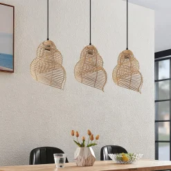Lindby Taspira hanglamp van vlechtwerk