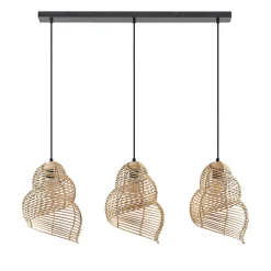 Lindby Taspira hanglamp van vlechtwerk