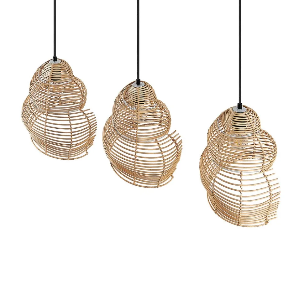 Lindby Taspira hanglamp van vlechtwerk