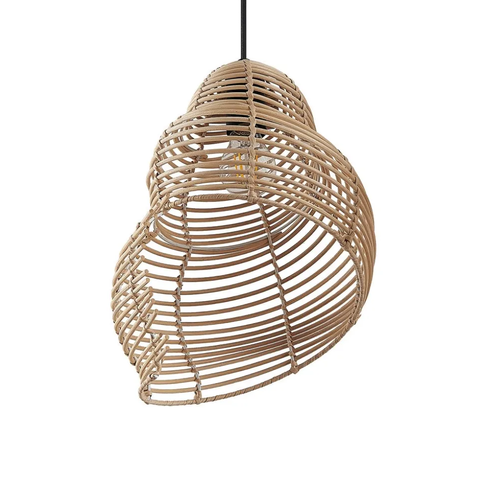 Lindby Taspira hanglamp van vlechtwerk