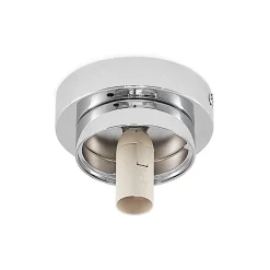 Lindby Tavino plafondlamp, bolvormige kap, chroom