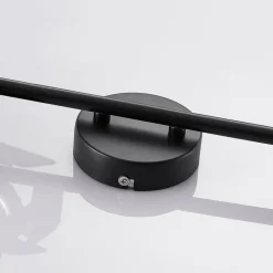 Lindby Tilen plafondspot, 4-lamps, zwart, metaal, 125cm