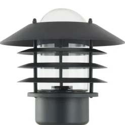 Lindby tuinpadverlichting Belmiro, ijzer, 100 cm hoog, E27, zwart