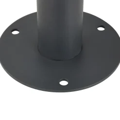 Lindby tuinpadverlichting Belmiro, ijzer, 100 cm hoog, E27, zwart