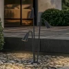 Lindby tuinpadverlichting Sorvete, zwart, metaal, 3-lamps, 83cm