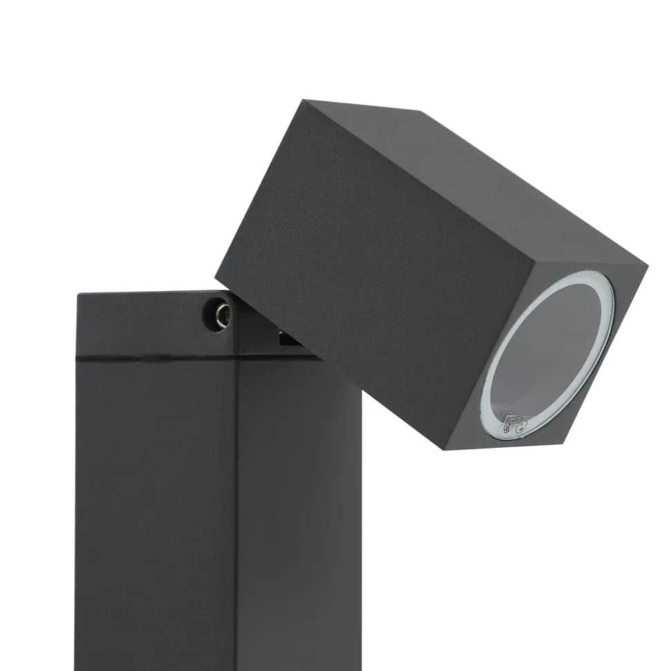 Lindby tuinpadverlichting Othil, 80 cm hoog, antraciet, metaal