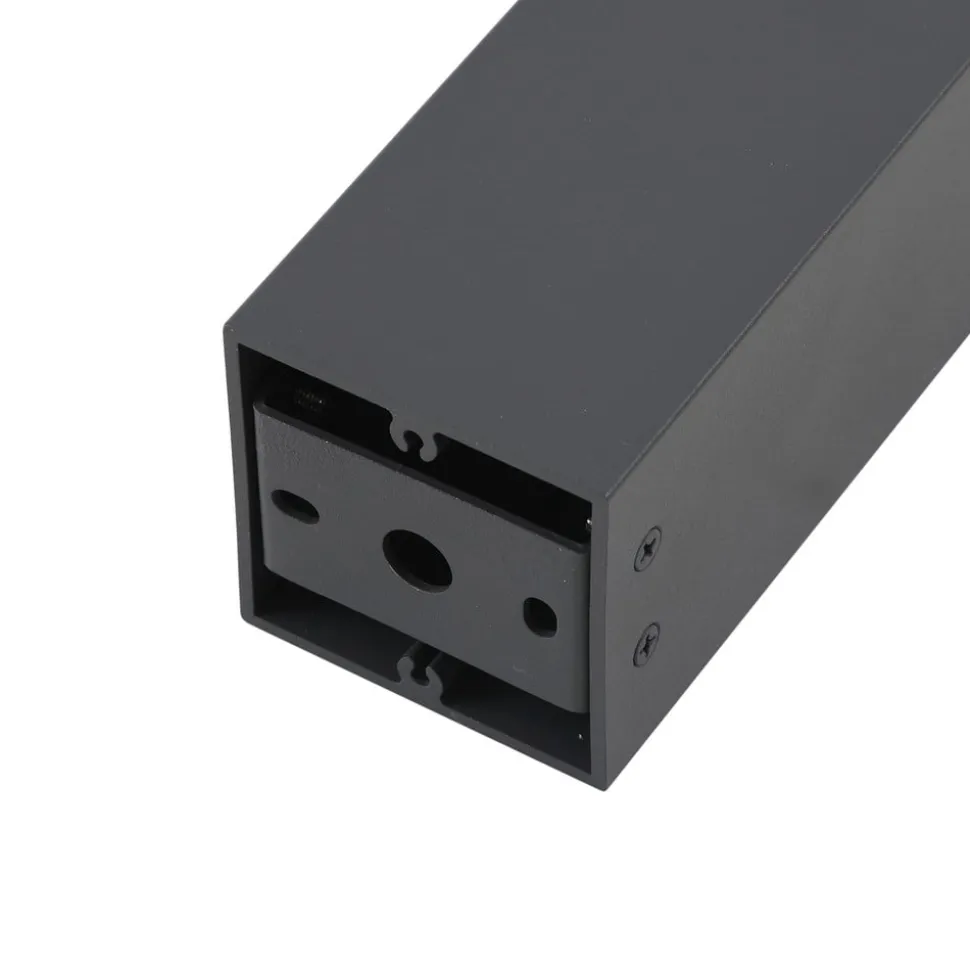 Lindby tuinpadverlichting Othil, 80 cm hoog, antraciet, metaal