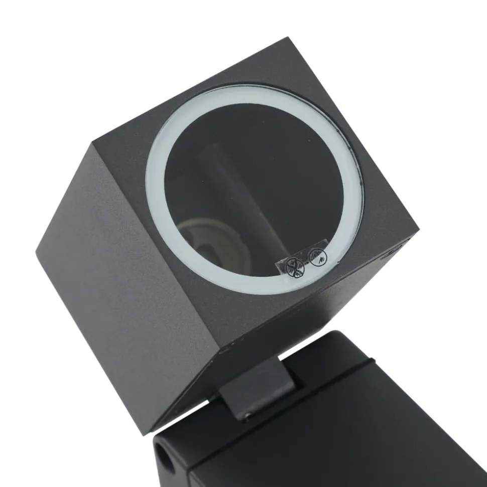 Lindby tuinpadverlichting Othil, 80 cm hoog, antraciet, metaal