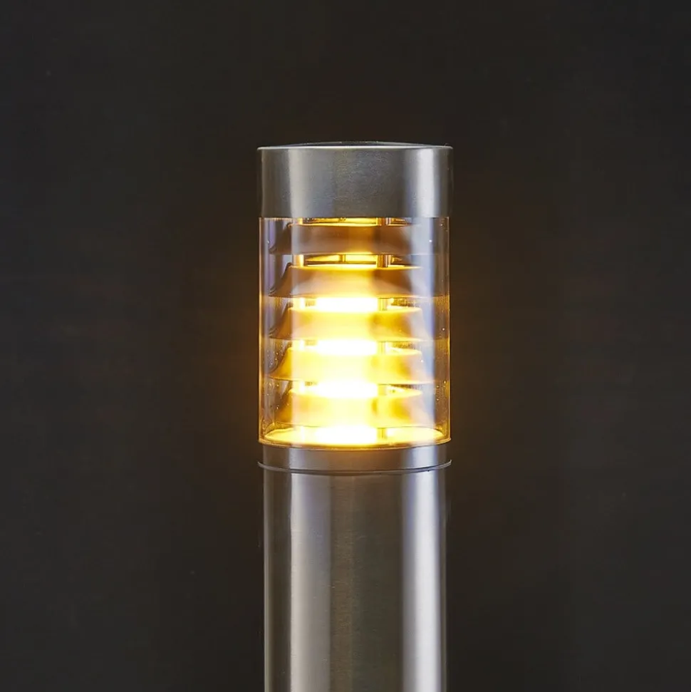 Lindby tuinpadverlichting Enja, 100 cm, roestvrij staal, IP44, E27