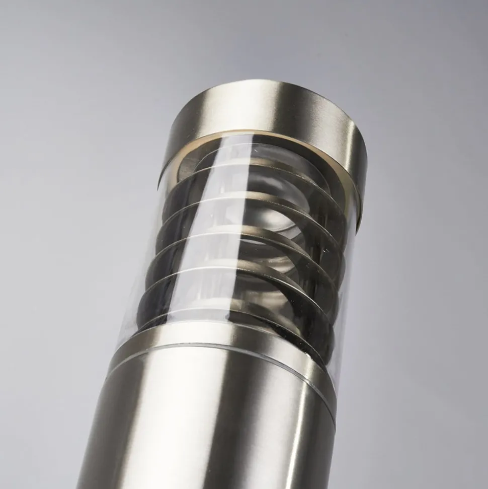 Lindby tuinpadverlichting Enja, 100 cm, roestvrij staal, IP44, E27