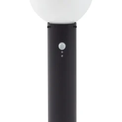 Lindby tuinpadverlichting Dangan, wit, 90 cm, glas, sensor