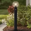 Lindby tuinpadverlichting Dangan, helder, 90 cm, glas, sensor