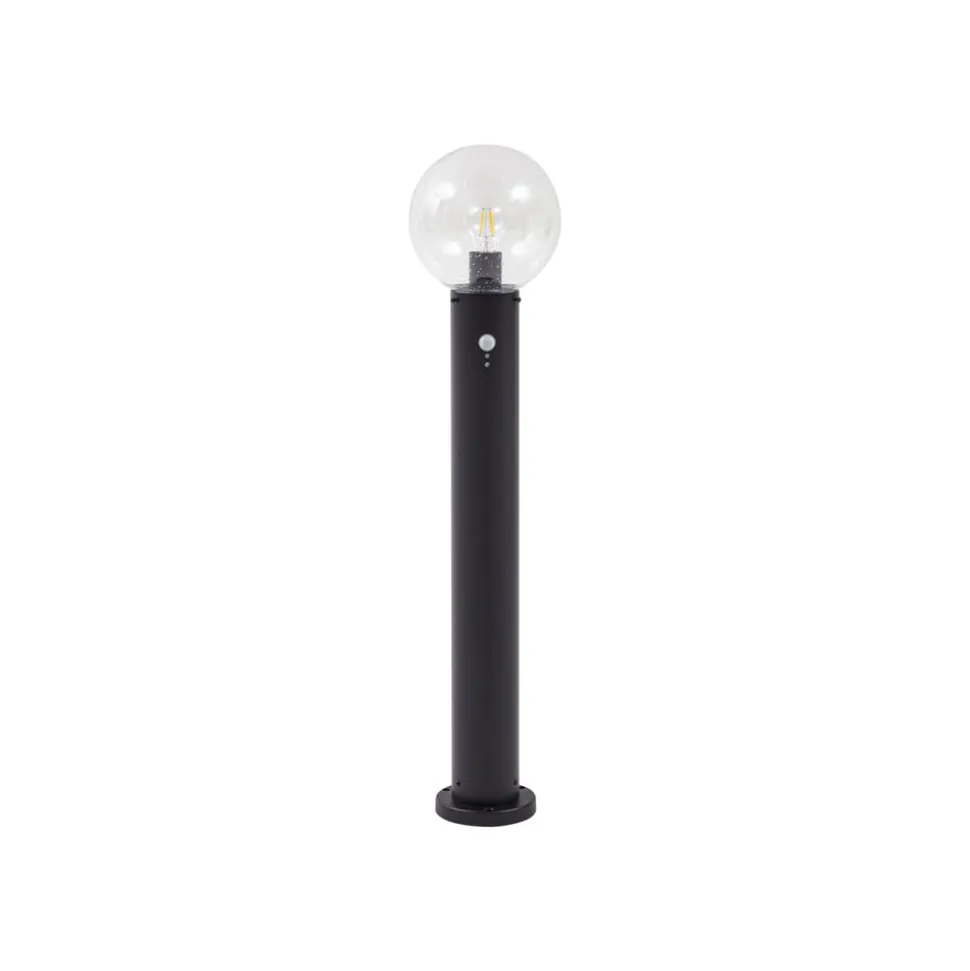 Lindby tuinpadverlichting Dangan, helder, 90 cm, glas, sensor