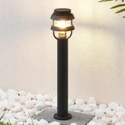 Lindby tuinpadverlichting Alvaro, antraciet, 60 cm, IP44, E27
