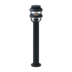 Lindby tuinpadverlichting Alvaro, antraciet, 60 cm, IP44, E27