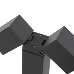 Lindby tuinpadverlichting Othil, 2-lamps, 80 cm, antraciet, metaal