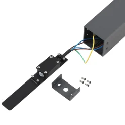 Lindby tuinpadverlichting Othil, 2-lamps, 80 cm, antraciet, metaal