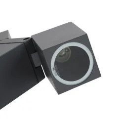 Lindby tuinpadverlichting Othil, 2-lamps, 80 cm, antraciet, metaal