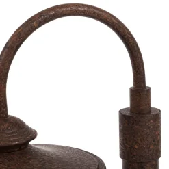 Lindby tuinpadverlichting Zayn, roestkleurig, glas, hoogte 109 cm, IP65