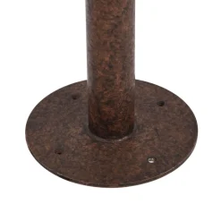 Lindby tuinpadverlichting Zayn, roestkleurig, glas, hoogte 109 cm, IP65