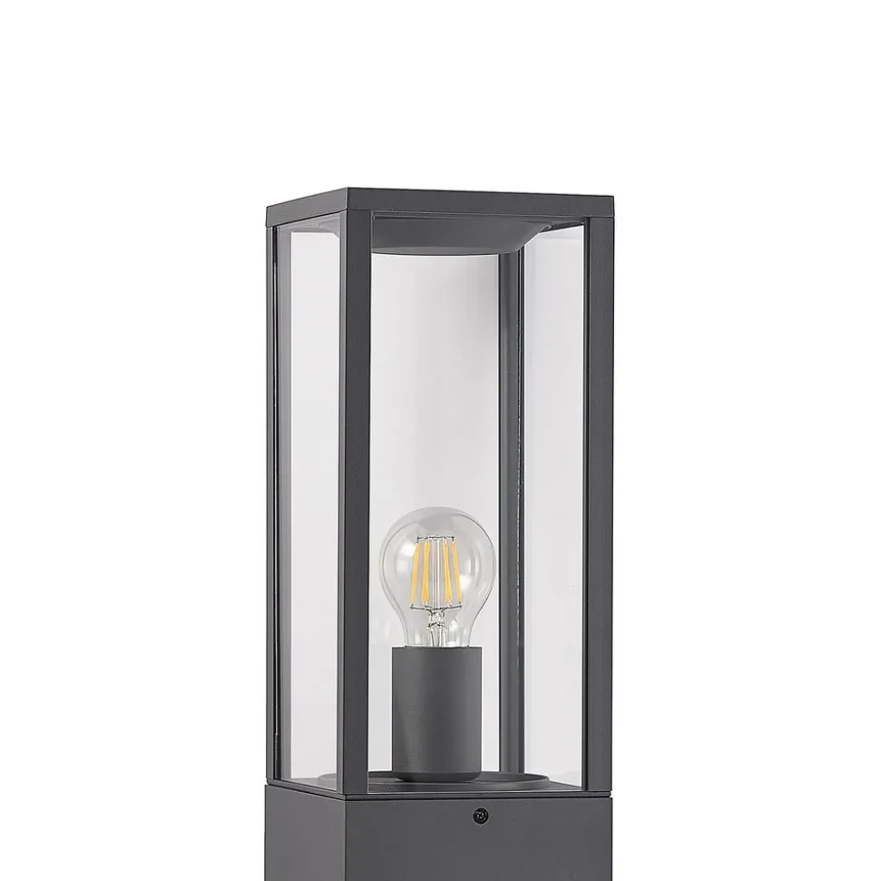 Lindby Tuinpadverlichting, hoogte 80 cm, antraciet metaal