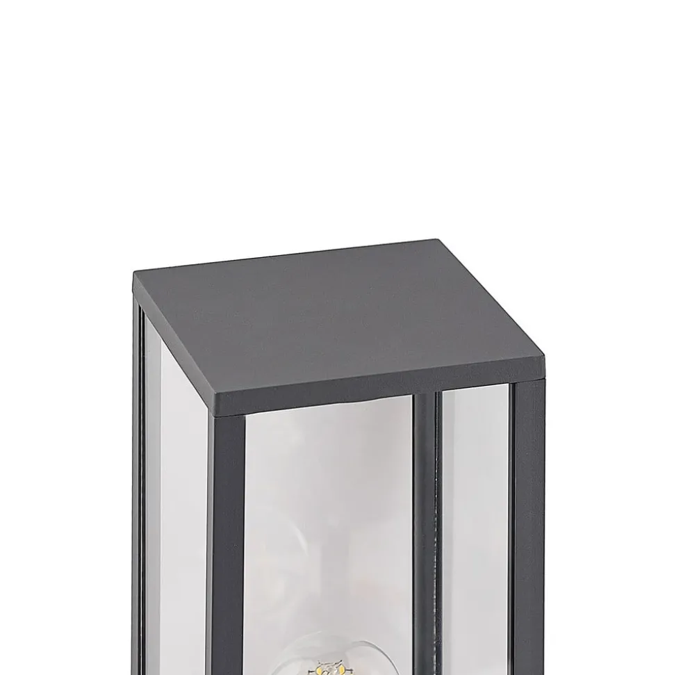 Lindby Tuinpadverlichting, hoogte 80 cm, antraciet metaal