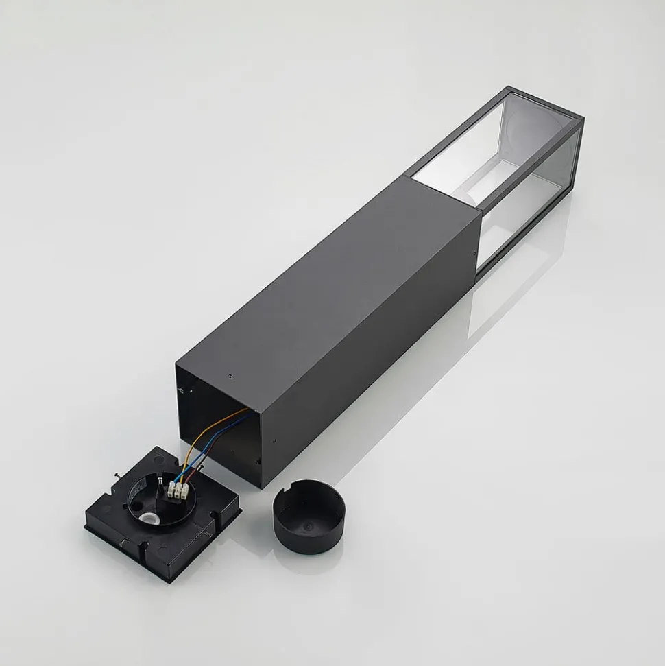 Lindby Tuinpadverlichting, hoogte 80 cm, antraciet metaal