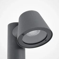 Lindby tuinpadverlichting Ileyna, antraciet, metaal, 70cm