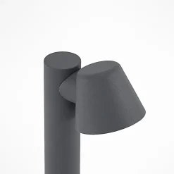 Lindby tuinpadverlichting Ileyna, antraciet, metaal, 70cm