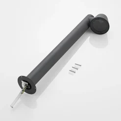 Lindby tuinpadverlichting Ileyna, antraciet, metaal, 70cm