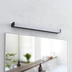 Lindby Ulisan LED badkamer wandlamp hoekig 58,8 cm