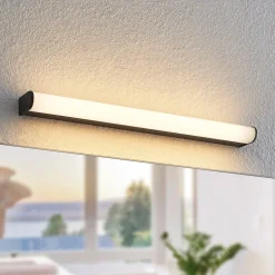 Lindby Ulisan LED badkamer wandlamp, rond, 58,8 cm